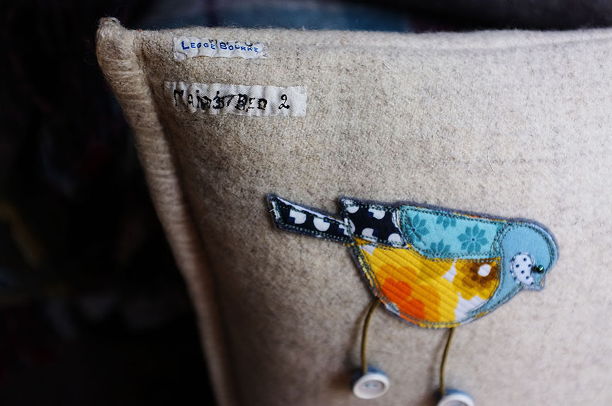 Wool Army Blanket Cushion